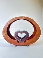 Dekotasche mit großem Herz