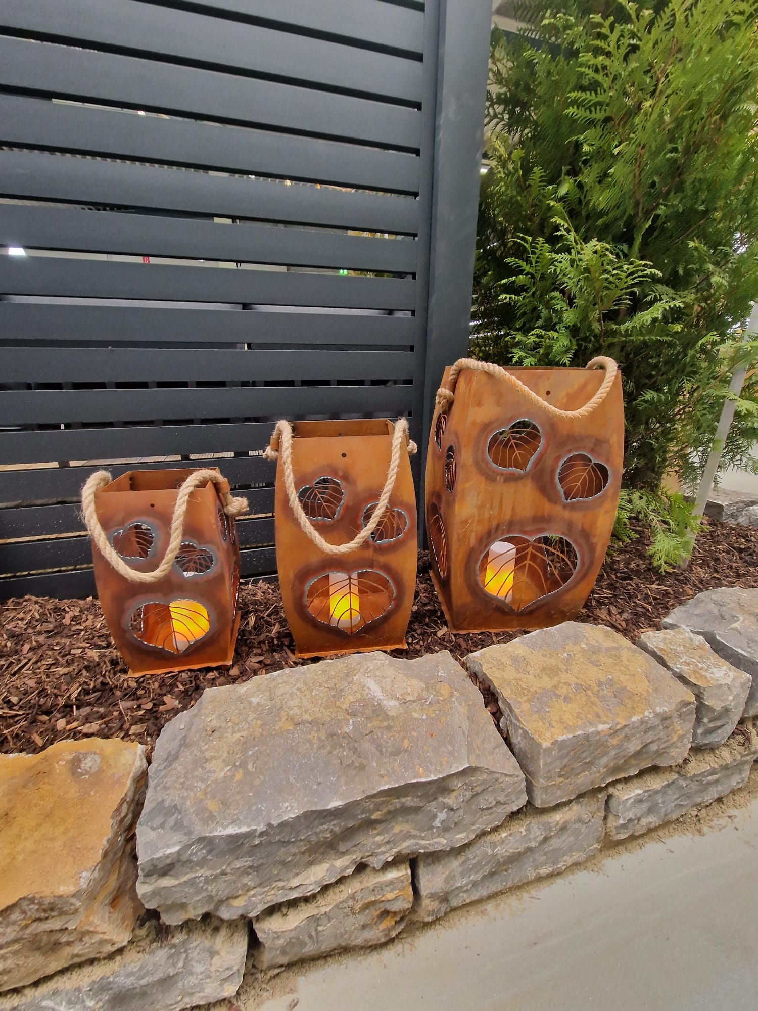 Laterne Herz „Blatt”