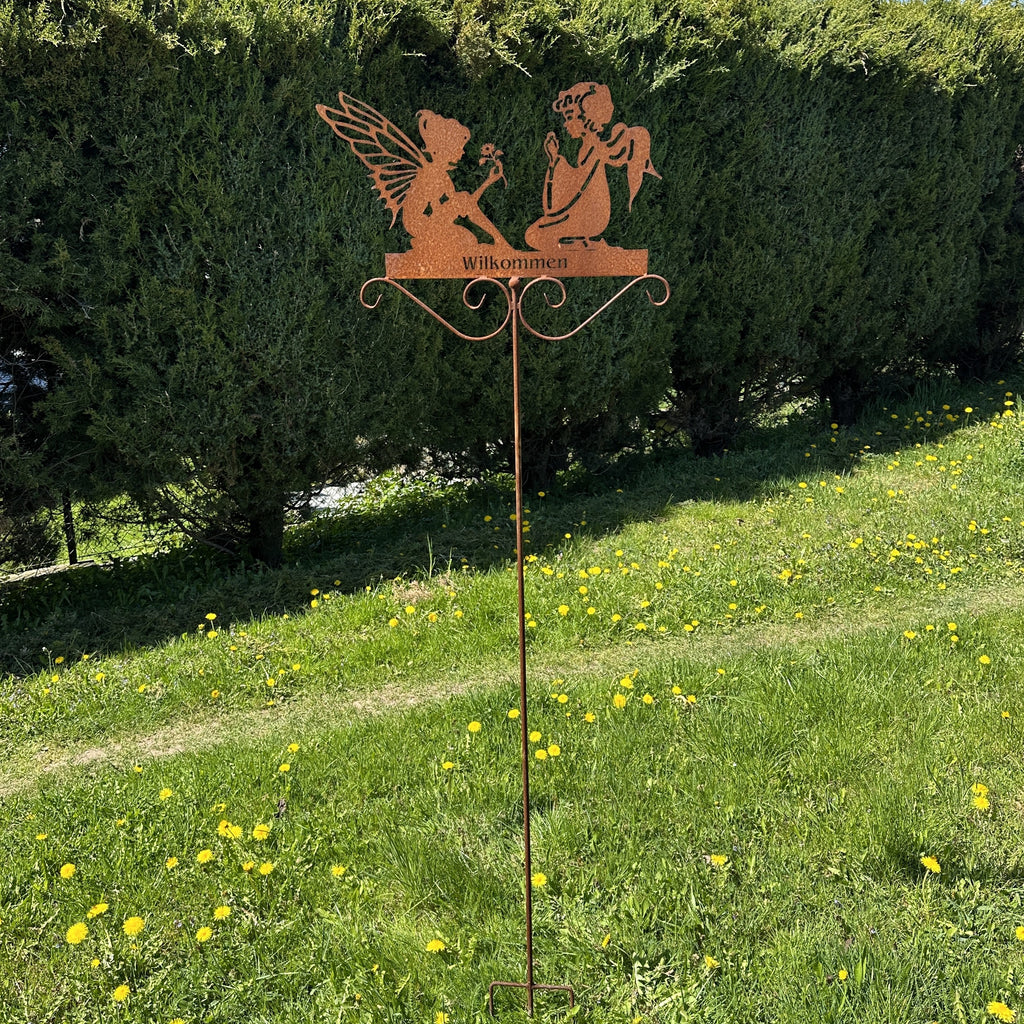 Engel „Willkommen“